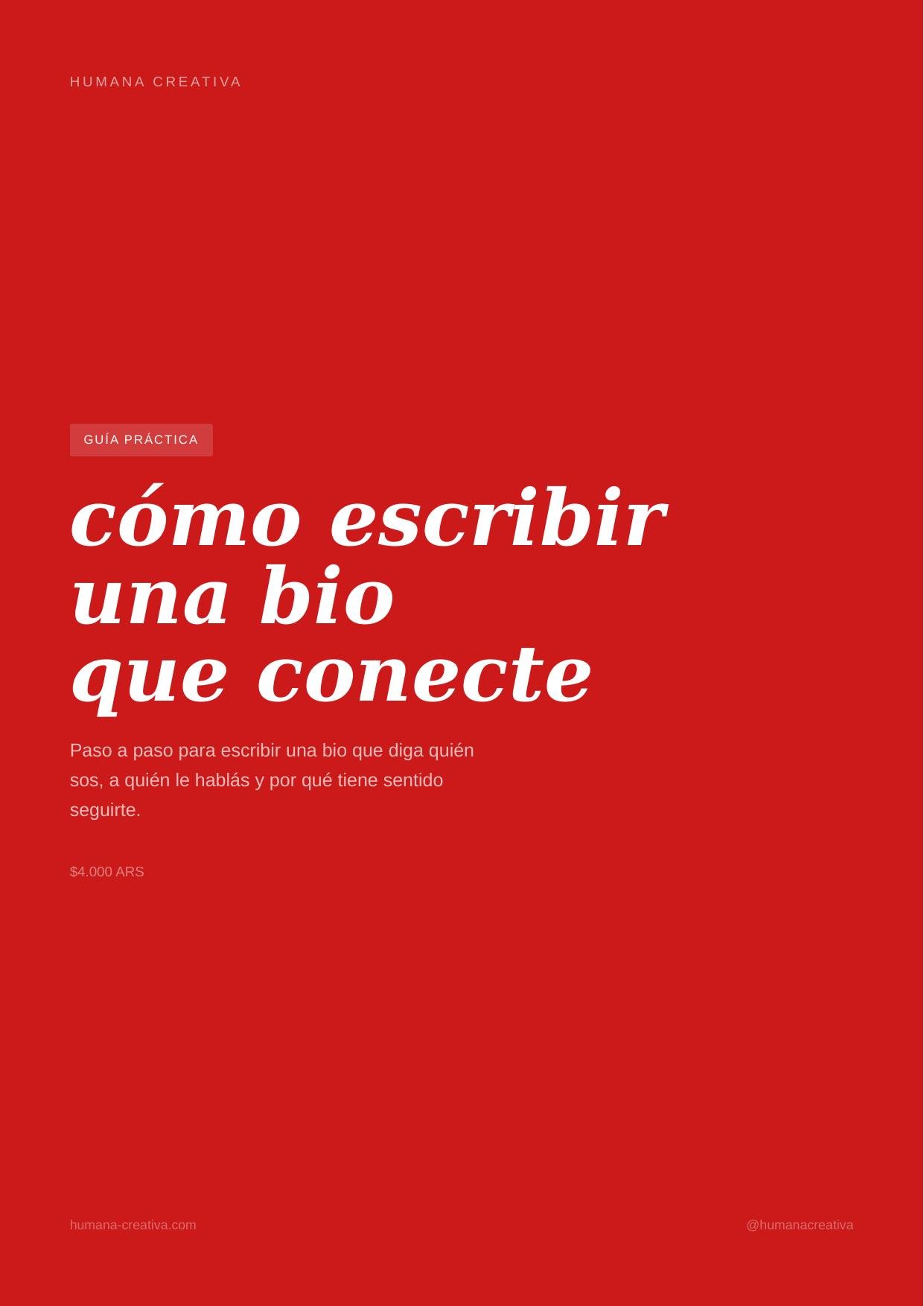 Guía: cómo escribir una bio que conecte