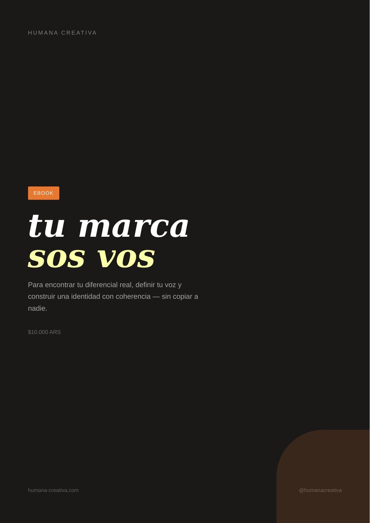 Ebook: tu marca sos vos
